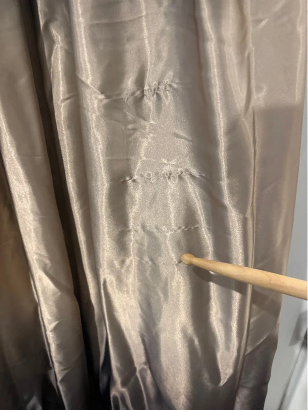 Long Satin Ombre Dress - Picture 10 of 13